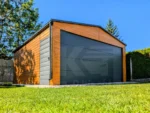 Mobilgarázs 5.5m x 6m multigloss szekcionált kapuval - Image 3