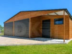 Mobilgarázs Prémium Előtetővel 9m x 6m Multigloss