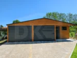 Mobilgarázs Prémium Előtetővel 9m x 6m Multigloss