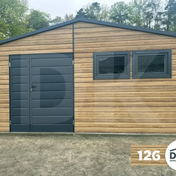 Kerti tároló 5.0 x 4.0 méter nyeregtető Winchester Antracitszürke
