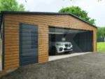 Mobilgarázs 8.0m x 6.0m multigloss szekcionált kapuval
