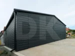 Dupla Mobilgarázs Antracitszürke 7m x 5m billenőkapuk