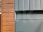 Mobilgarázs hátra lejtős tető 6.0m x 6.0m antacitszürke + dió színű