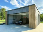 Mobilgarázs hátra lejtős tető 6.0m x 5.8m antacitszürke + Winchester színű - Image 4