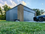 Mobilgarázs hátra lejtős tető 6.0m x 5.8m antacitszürke + Winchester színű - Image 3