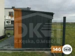 Kerti tároló 3.4 x 2 m hátra lejtős tető - Image 2