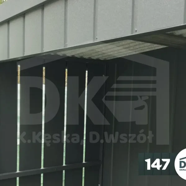 Kerti tároló 6.0 x 2.8 m hátra lejtős tető