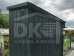 Kerti tároló 2.7 x 0.9 m hátra lejtős tető